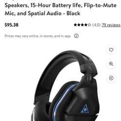 PS5 / PS4 Headset $75  will Trade For PS5 controller 