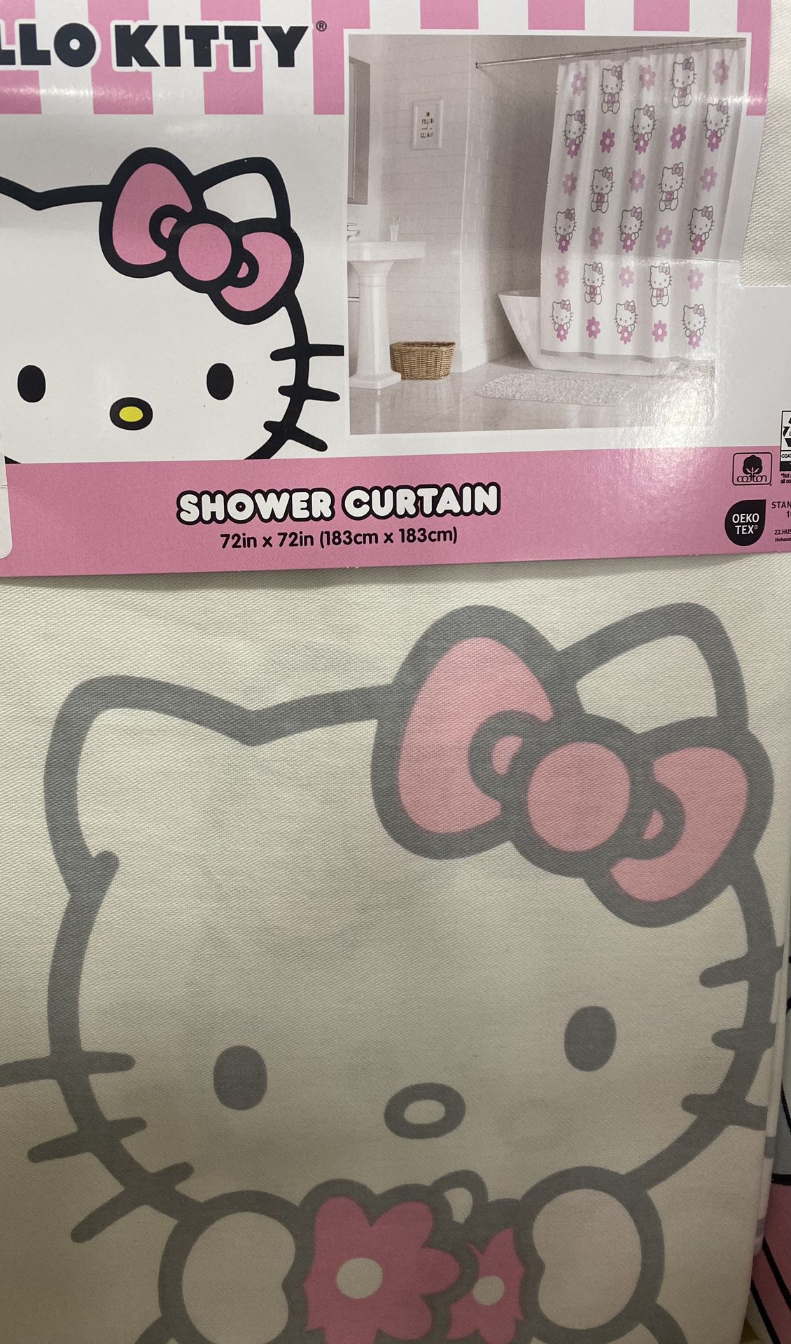 Hello Kitty Shower Curtain  SHIPPING PRICE 