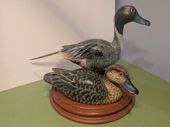 Limited Edition Carter Creek Pintail Duck Wood Carving (#20/1000)