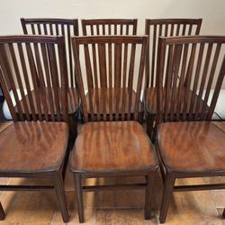 Six Dining Chairs 