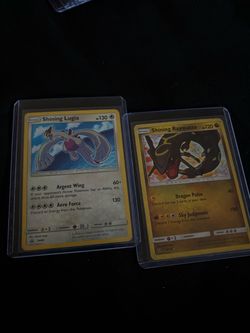 Shining Rayquaza and lugia