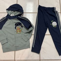 Teenage Mutant Ninja Turtles: Boys Zip-Up Hoodie and Joggers - Size 4/5 