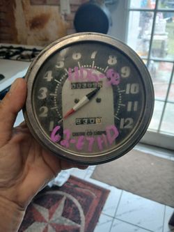 62-67 Custom Chrome Harley Davidson Gauges