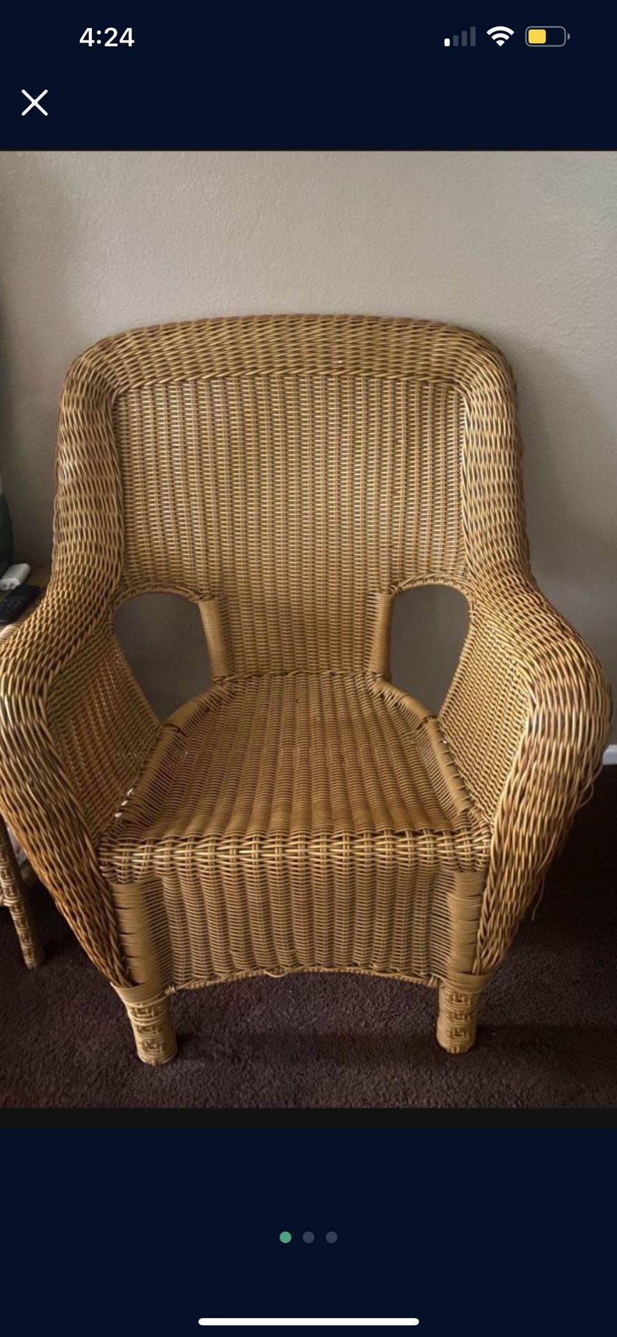 Two Chairs One Table