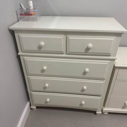Pottery Barn White Dresser— Moving