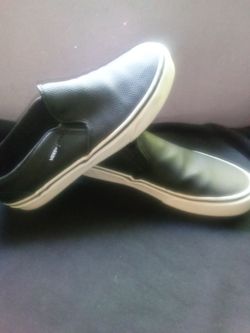Black Perforated Vans