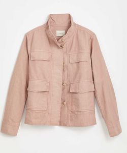 Canvas Utility Jacket- Ann Taylor loft