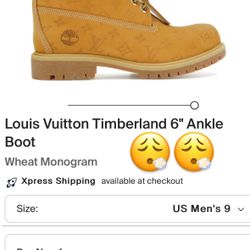 Louis Vuitton timberlands