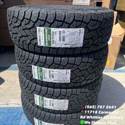 265/70/16 Kumho RoadVenture A/T New Set of Tires Installed and Balanced Set de Llantas Nuevas Instaladas y Balanceadas