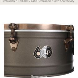 LP 60 ANIVERSARY,14"/15"TIMBALES,NEW IN BOX