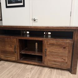 wood tv stand