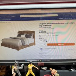 Coaster King Size Bed Frame New Never Used  350