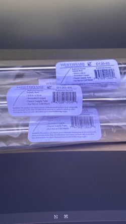 New 100 Brass Faucet Riser Supply Lines