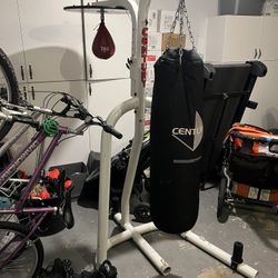 Dual Punching Bag and Stand (Heavy Bag & Speed Bag)