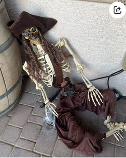 Drinking Skeleton Pirate
