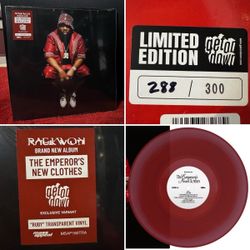 SOLD OUT Raekwon Emperor’s New Clothes Get Down Red Vinyl ONLY 300 HAND NUMBERED