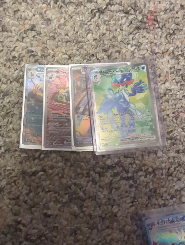 Lot Of 4 Pokemon Cards