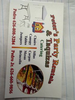 Taquizas y catering