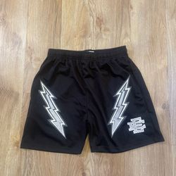 Eric emmanual shorts black and white lightning m