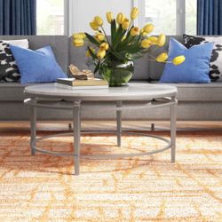 Shawntella Marble Top Coffee Table 