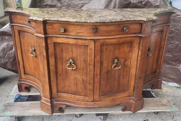 Century Furniture Co Venice Collection, Serving Buffet Sideboard with Marble Top