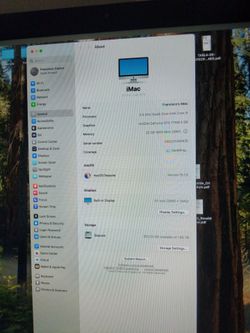 iMac 27' 2013 Ram 32 Storage 2T $300