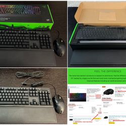 Logitech G502 Mouse & Razer Keyboard Combo