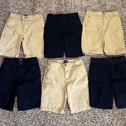 Boys Uniform Stretch Chino Shorts Set