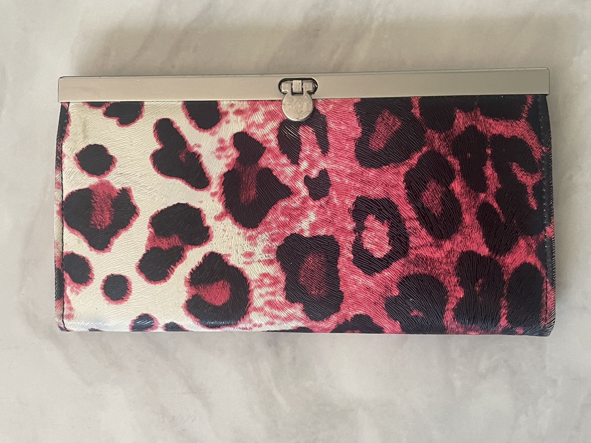 Leopard Print Clutch