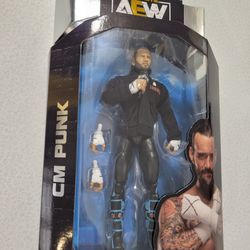New All Elite Wrestling AEW Unmatched Series CM Punk 6 in Action Figure 