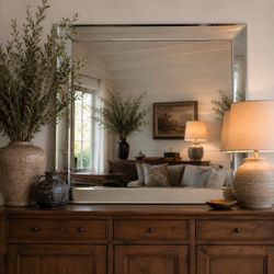 Classic Vintage Carolina Mirror company With Beveled Edges