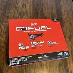 Milwaukee M18 Fuel 4.5/5” Grinder