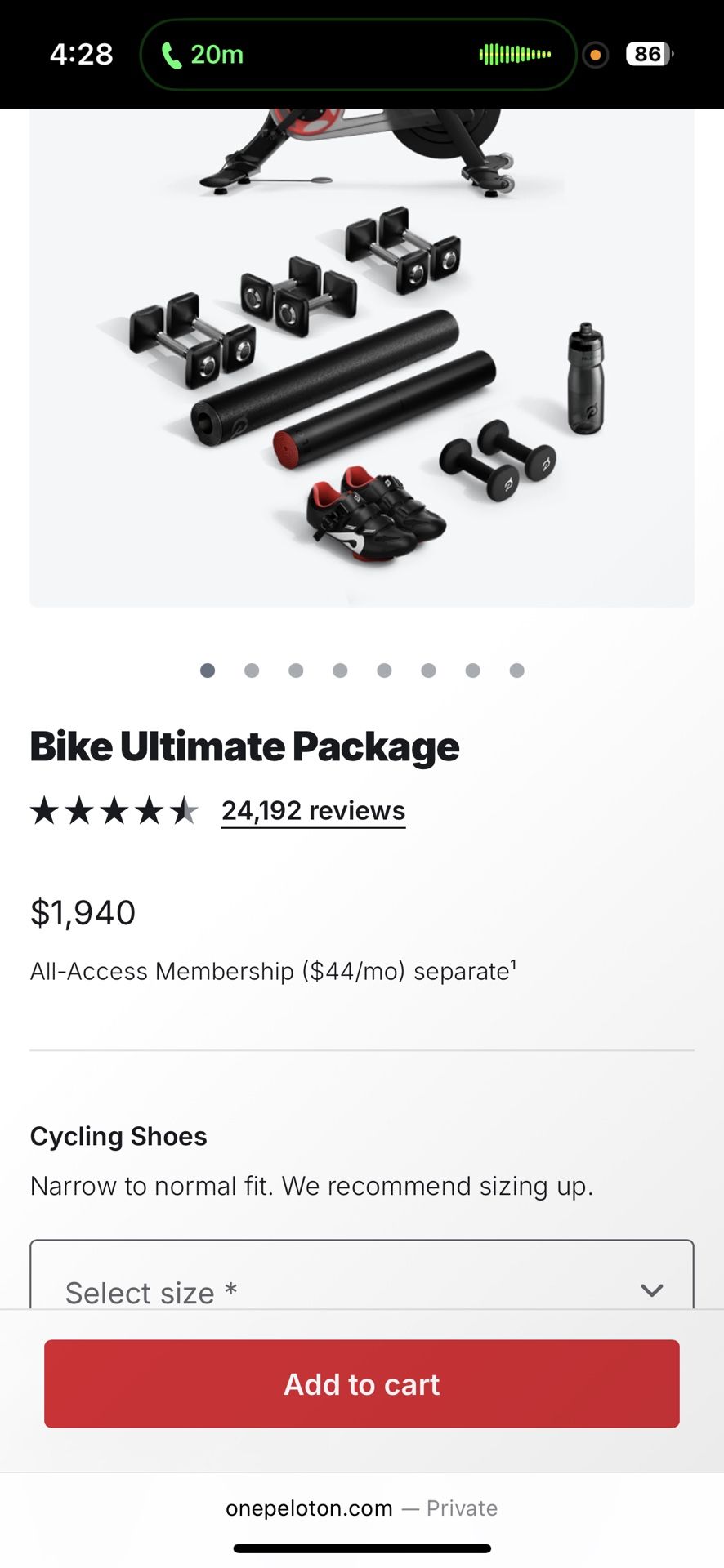 Brand New Peloton Bike . Never Been Used