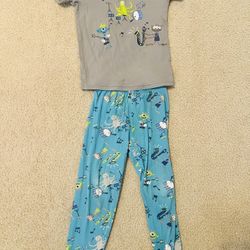 5T Gymboree monster pajamas boy girl unisex band music light-weight cotton 100% cotton comfortable breathable 