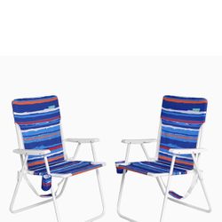Sunnyfeel Outdoor /  Camping  / Beach /  Lawn Chairs , Pairs 