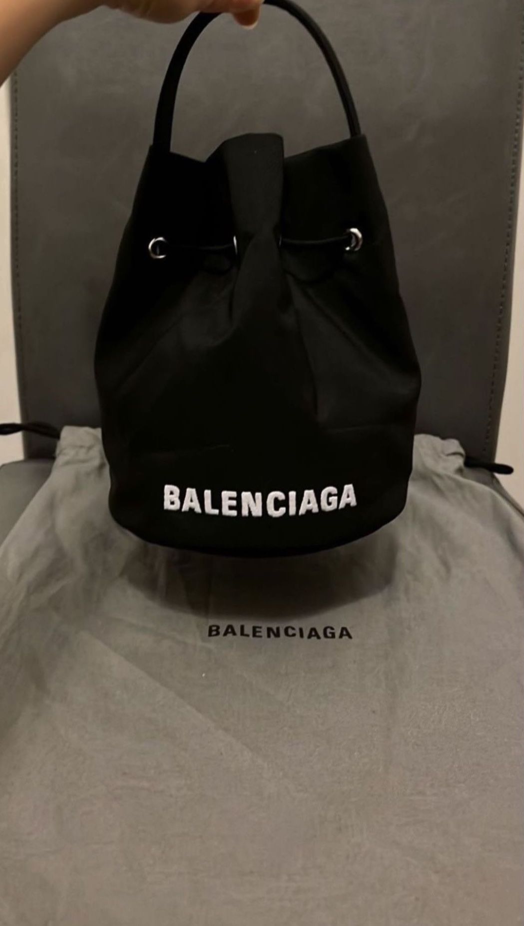 Balenciaga Drawstring Bag (Moving Sale)