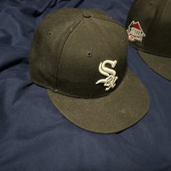fitted hat/ white sox fitted hat