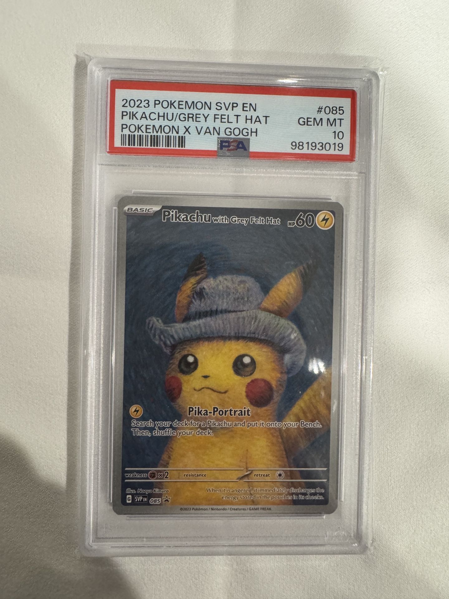 Van Gogh Pikachu Promo PSA 10