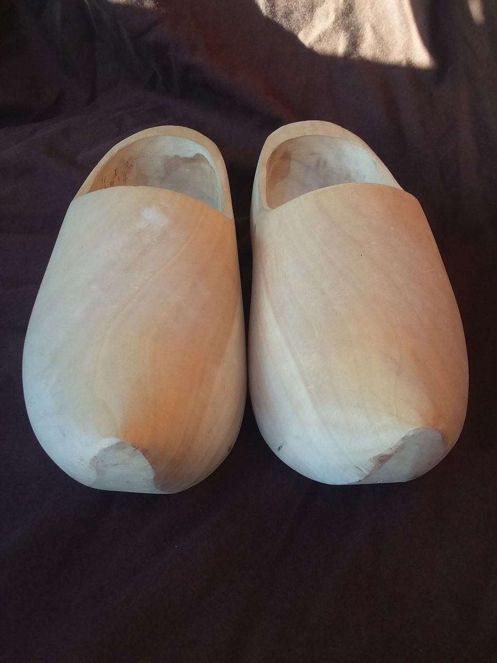 Vintage Small Holland Hand Carved Clogs