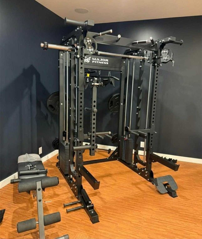 NEW SQUAT RACK SMITH MACHINE POWER RACK+ WEIGHTS + FREE DELIVERY