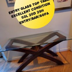 Entry Table Excellent Condition.. SOFA/BAR TABLE.. free Side Table