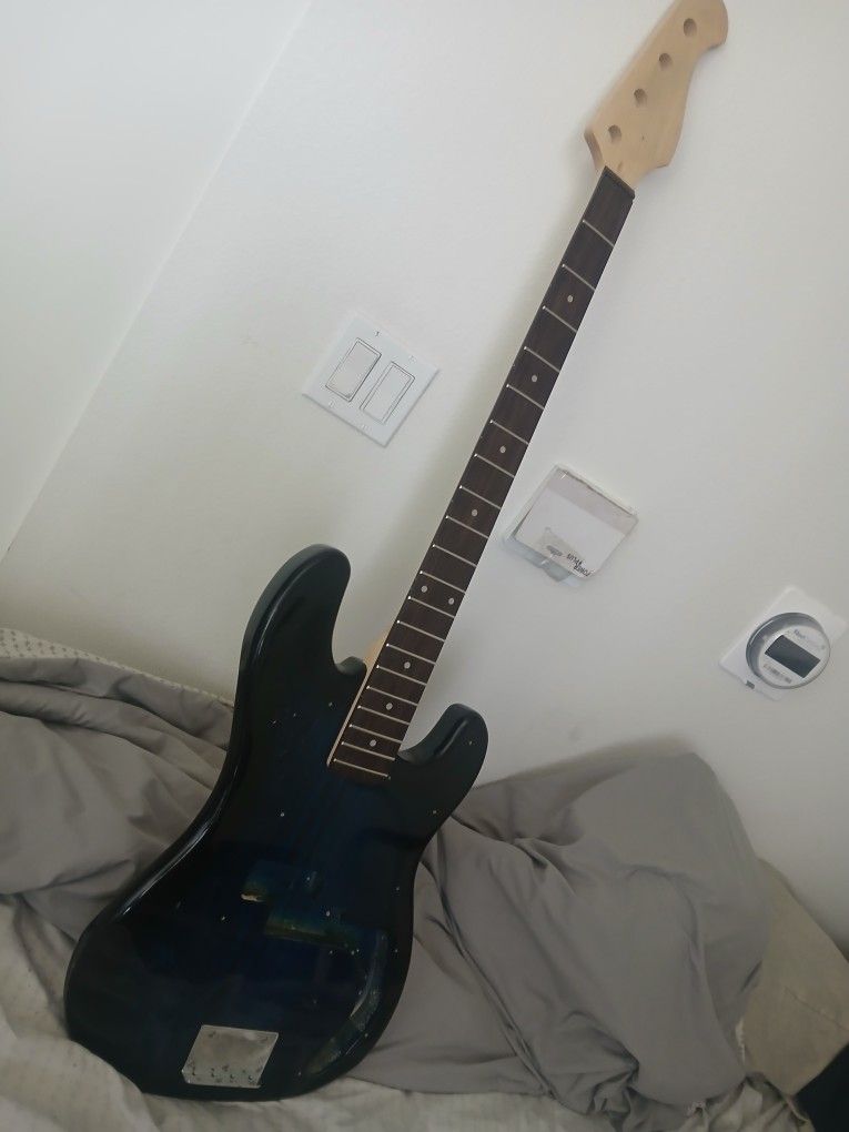 Bass Body & Neck....blueburst