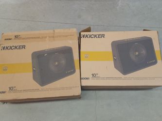 Kicker 10" subwoofers