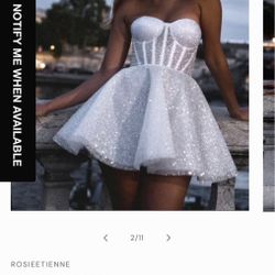 Bridal Mini Dress