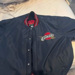 Cavs reversible jacket wool  on one side windbreaker  On The Other Side. 