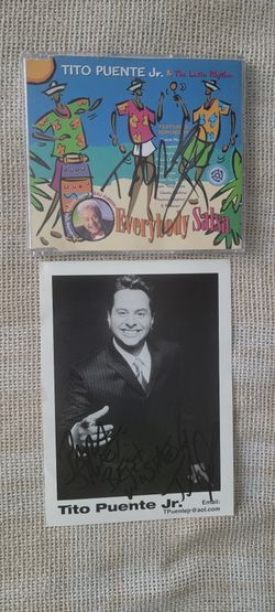 TITO PUENTE JR AUTOGRAPHED