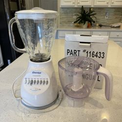Oster Blender With Glass Jar And Food Chopper 