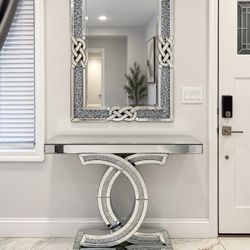 Console Table With Mirror 