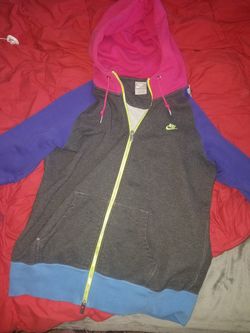 Nike zip up sweater