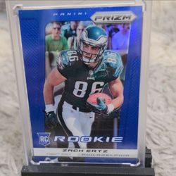 Panini 2013 Prizm Zach Ertz Rookie RC Philadelphia Eagles #300 Football Card